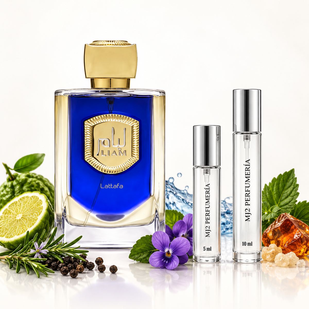 Liam blue shine - Decant en presentaciones de 5 ml y 10 ml