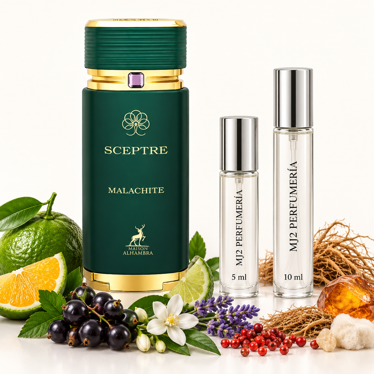 Sceptre malachite - Decant en presentaciones de 5 ml y 10 ml