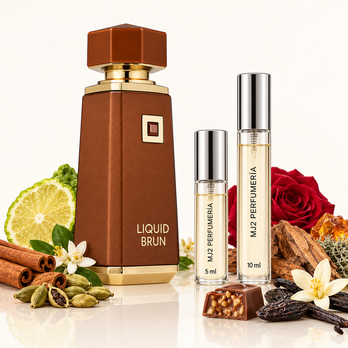 Liquid brun - Decant en presentaciones de 5 ml y 10 ml