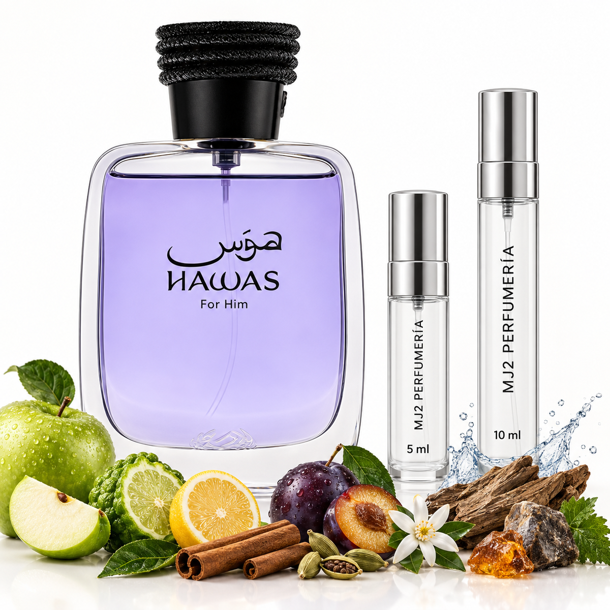 Hawas for him - Decant en presentaciones de 5 ml y 10 ml
