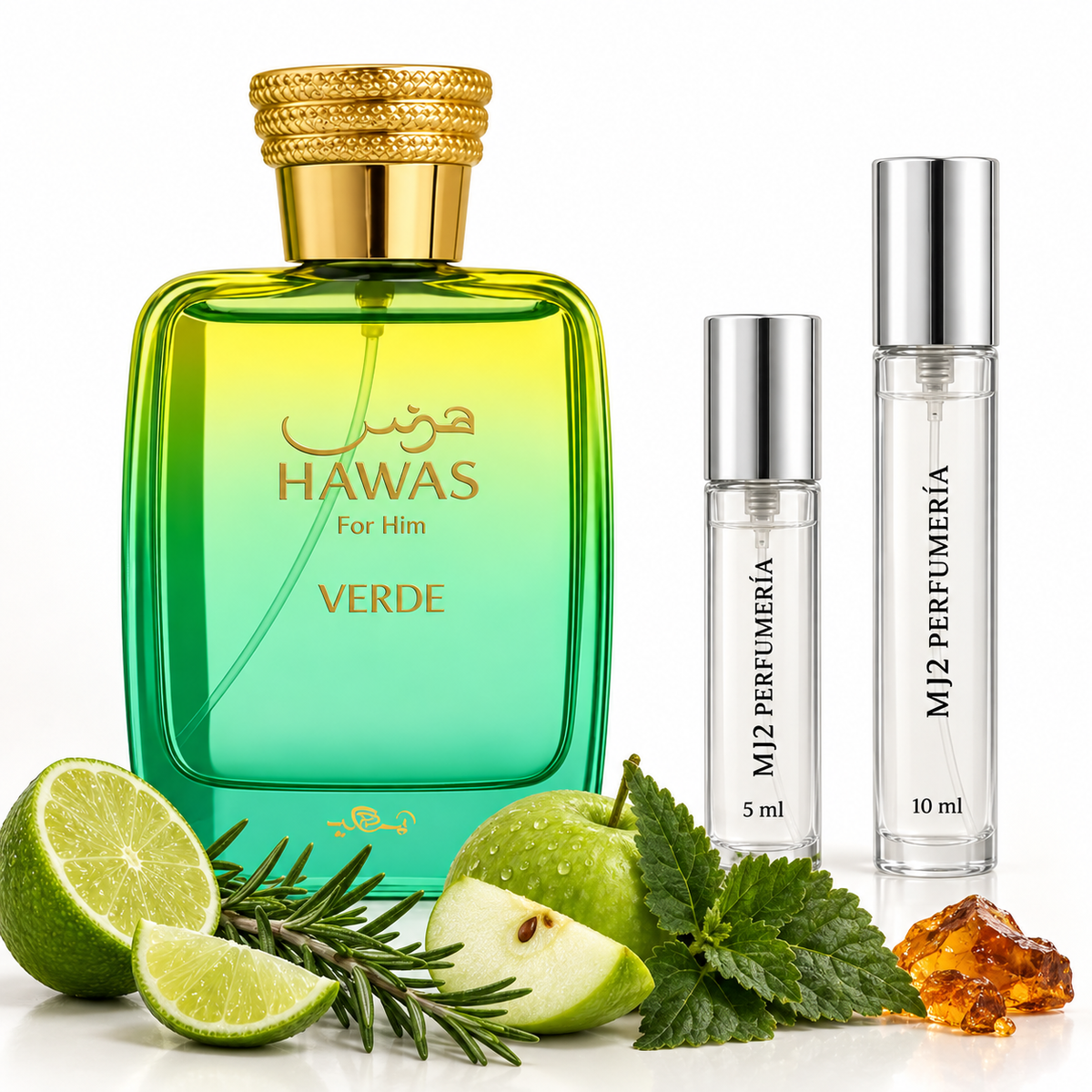 Hawas verde - Decant en presentaciones de 5 ml y 10 ml