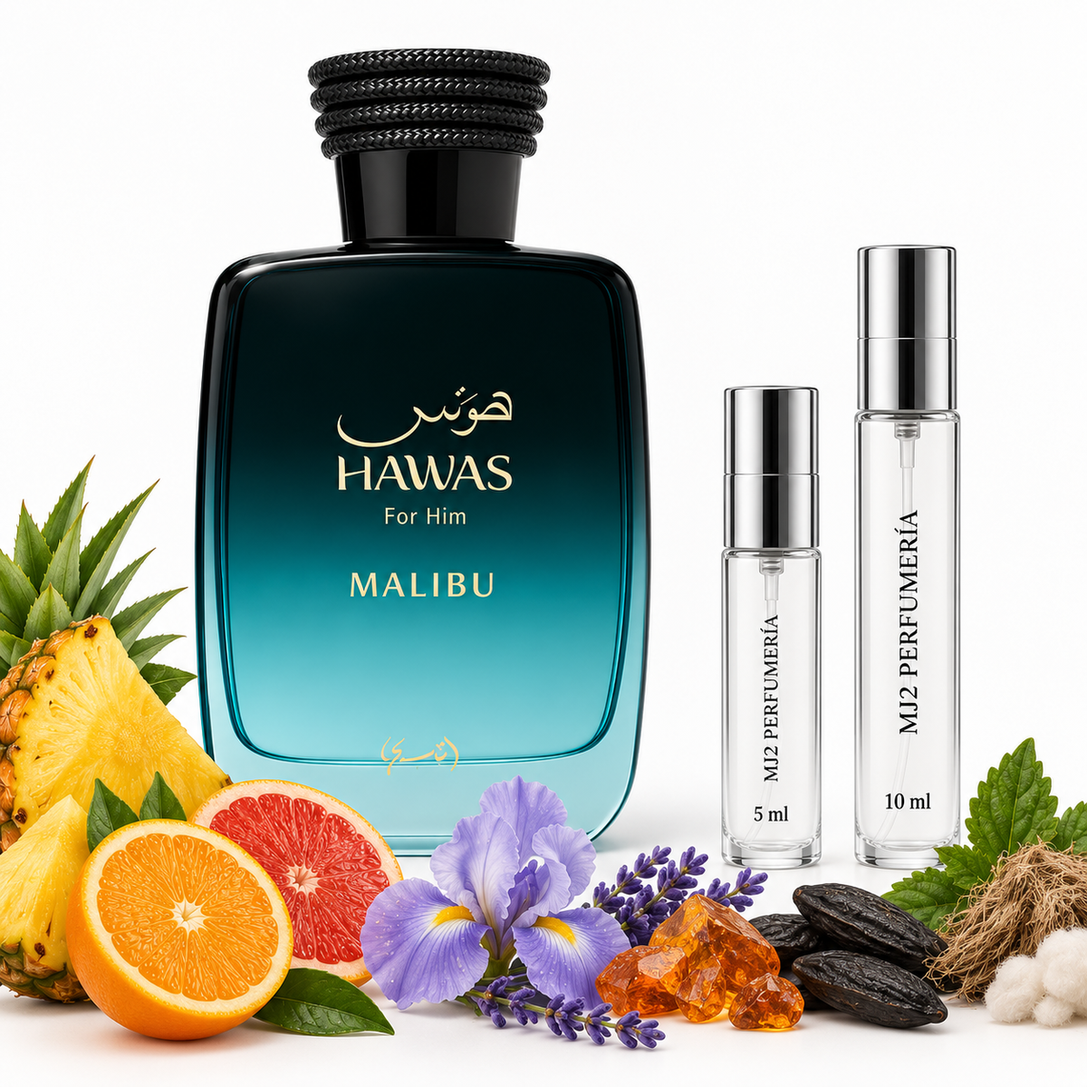 Hawas malibu - Decant en presentaciones de 5 ml y 10 ml