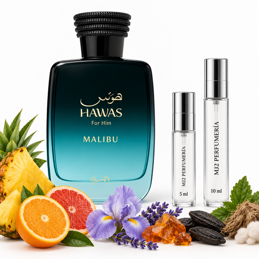 Hawas malibu - Decant en presentaciones de 5 ml y 10 ml