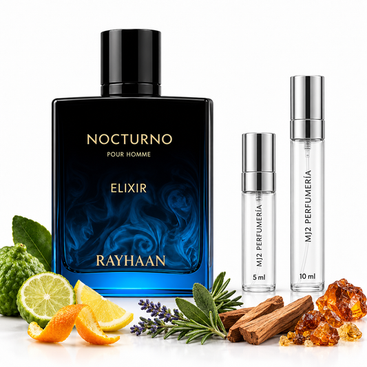 Nocturno elixir - Decant en presentaciones de 5 ml y 10 ml