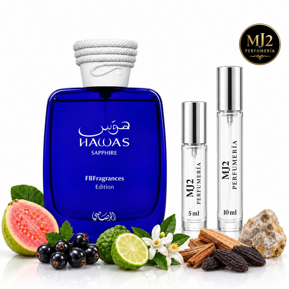 Hawas Sapphire de Rasasi en decant de 5 ml y 10 ml